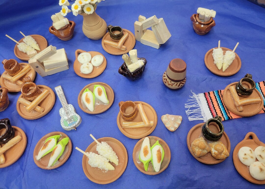 Miniature Food, Ofrendas, Mini Comidita, Day of the Death, Alter Etsy