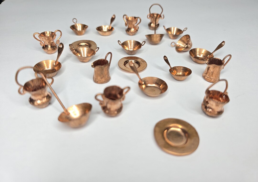 Mini Caso De Cobre Miniature Copper Cookware, 100% Authentic Copper ...