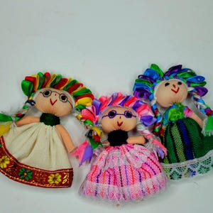 Munecas de trapo/ Muñeca Marias- Muñecas lupitas- Muñecas Mexicanas- Queretaro /Mexicanas/ keychain/llaveros