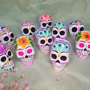 Mini Calavera Calavera Día Mexicano de muertos dia de los muertos ofrenda cerámica limitada