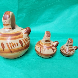 Miniature Mexican tinaja  dollhouse mini kitchen Clay, Hand made in Guadalajara, Hecho en Mexico, Mini tinaja,