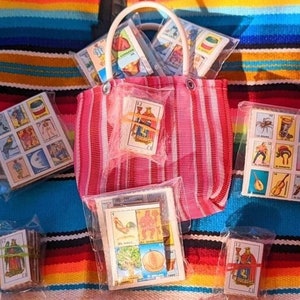 Mini Loteria Mexicana 6 jugadores hecho a mano Hecho en México Guadalajara Mini loteria 6 jugadores Lotería original Hecho a mano Lotería Mexicana