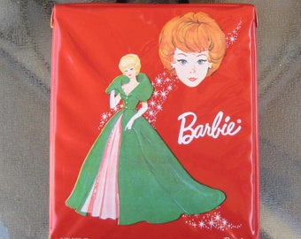 Vintage Barbie 1963 Red Wardrobe Case