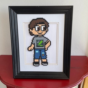 El juego de la cantera Dylan Perler Bead Art