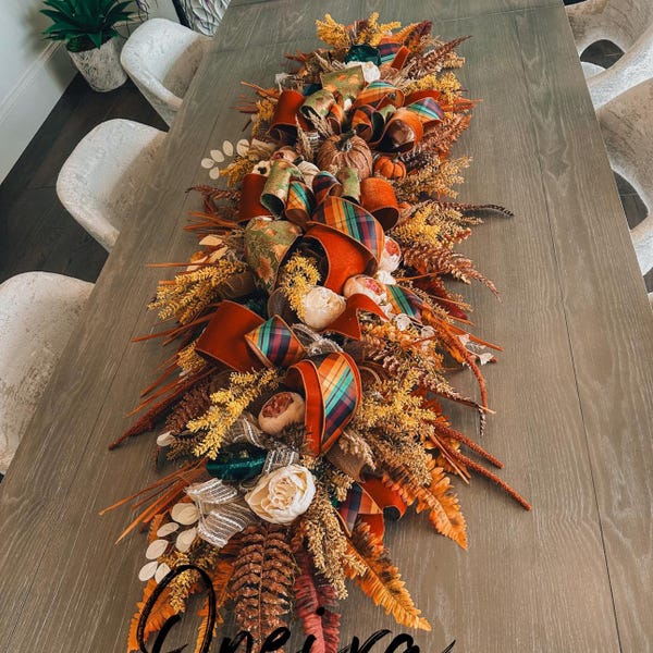 Fall Table Swags Table Swag - Etsy