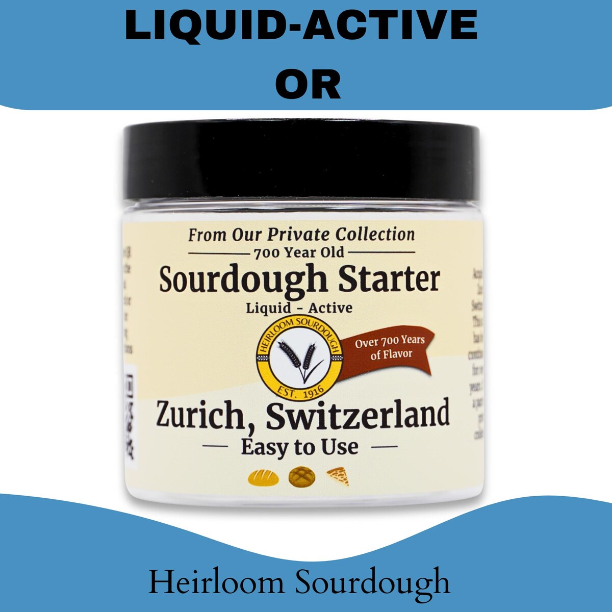 700+ Year Old Swiss Sourdough Starter- Acquired Near Zurich, Switzerland. - Etsy
