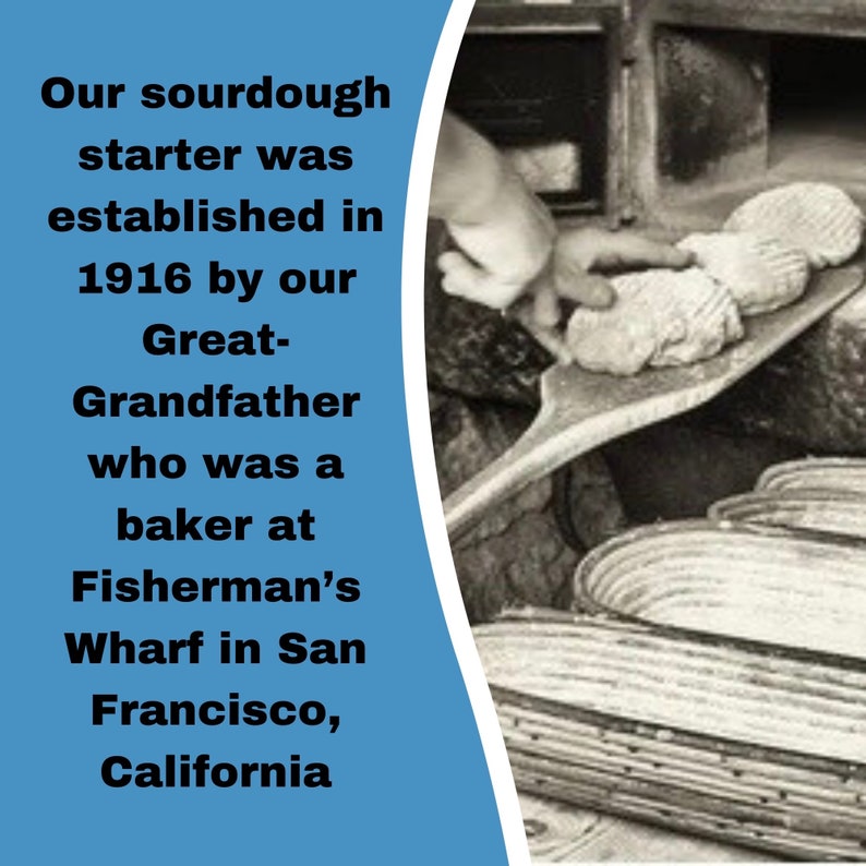 1916 SAN FRANCISCO Sourdough Starter passed down from my Great Grandfather who was a baker at Fishermans Wharf. Gift image 8