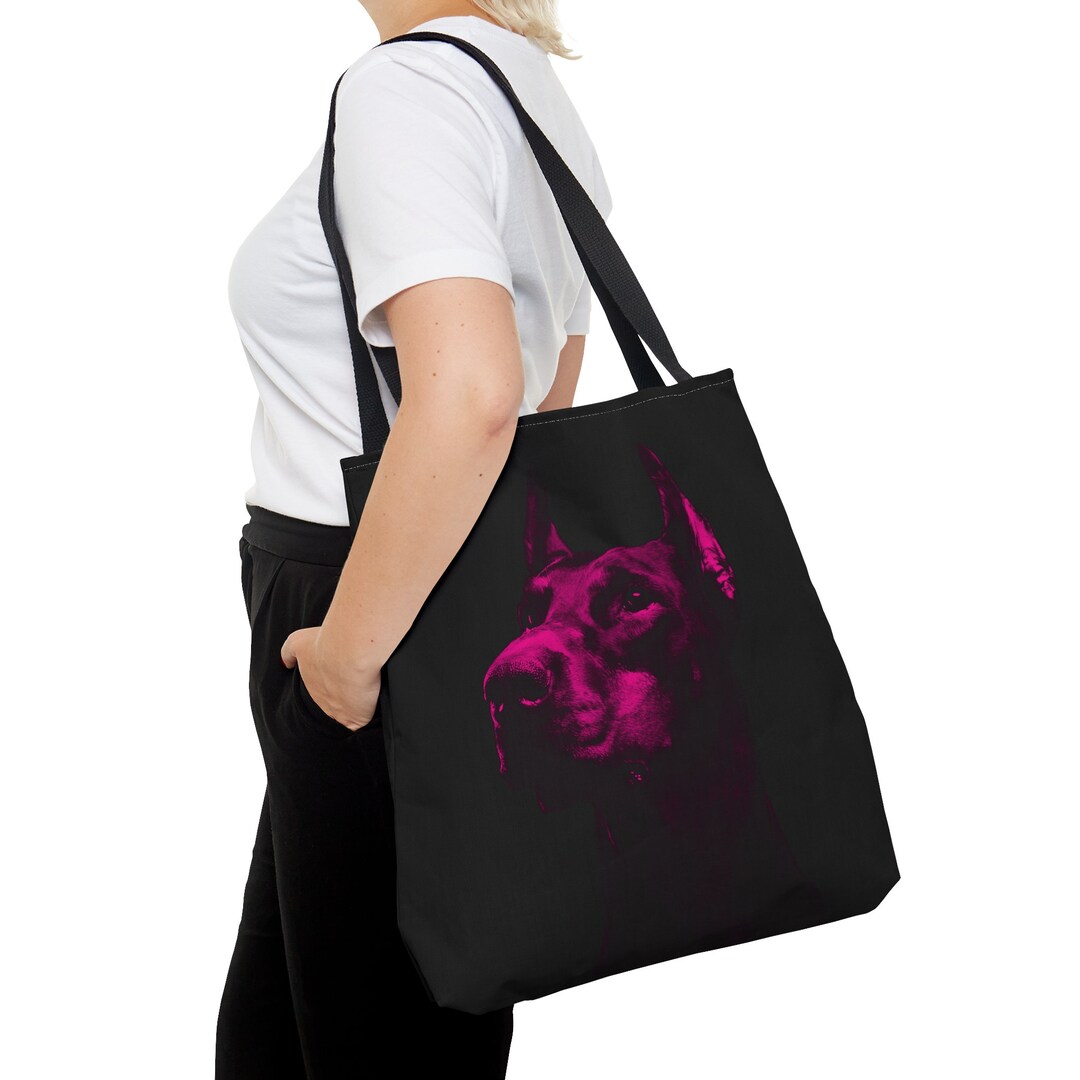 Doberman Dog Pattern Print Crossbody Bags