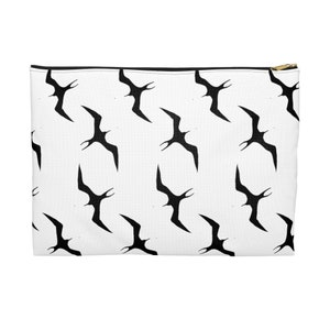 Iwa Bird Clutch, Iwa Bird Cosmetic Bag, Disponible en 2 tamaños, Chic Hawaiian Iwa Bird Coin Purse, Día de las Madres