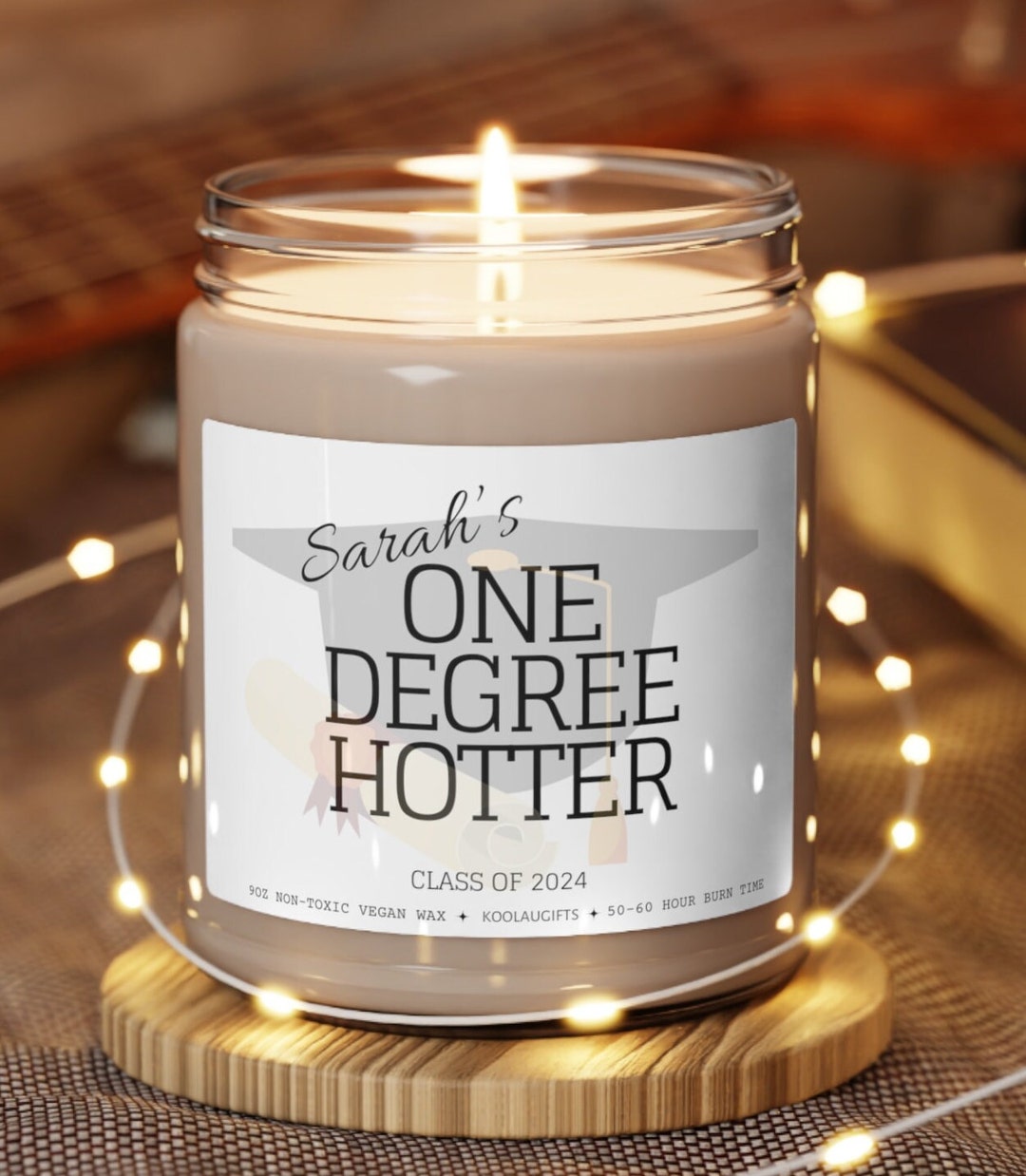 Custom Graduation Gift, Personalized Graduation Gift Candle ...