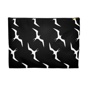 Iwa Bird Clutch - Monedero funcional Iwa Bird Coin, disponible en 2 tamaños, elegante neceser hawaiano Iwa Bird