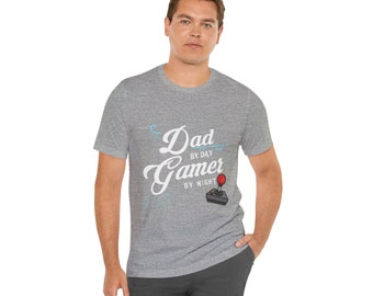 Dad Gamer T-Shirt - Father's Day Gift, Cotton Tee