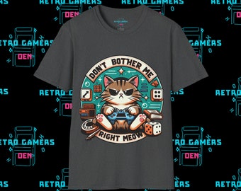 Don't Bother Me Right Meow Unisex Soft style T-Shirt