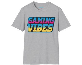 Gaming Vibes Retro Short Sleeve Shirt in Vintage Colors