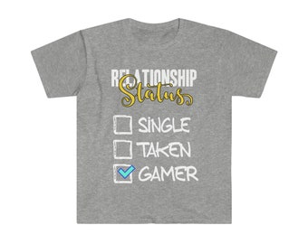 Unique Relationship Status Unisex Tee - Soft Cotton Shirt for Him or Her
