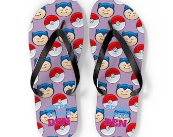 Packet monster Flip Flops