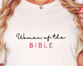 Women Of The Bible T-Shirt, Christmas Nativity Shirt, Faith Shirt, Gift For Christian Mom, Christmas Gifts, Christian Shirt, Bible Shirt