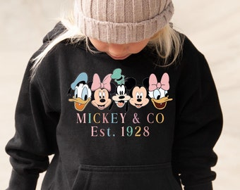 Retro Disney Mickey and Co Hoodie,Disney Mickey and Friends Hoodie,Disney Friends Hoodie,Disney Trip Hoodie,Disney Family Trip Hoodie,