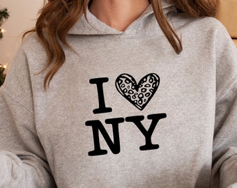 New York 199x Hoodie Sweatshirt NY City Comfort Cotton Hooded