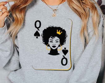 Black Girl Magic Sweatshirt,Black Queen Women Sweatshirt,Black Women Gift Sweatshirt,Black History Sweatshirt,Gift for Daughter Sweatshirt,
