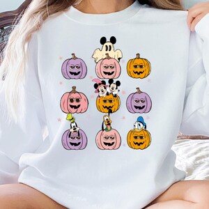 Mickey and Friends Pumpkin Halloween Sweatshirt,Mickey and Friends Sweatshirt,Disney Fall Sweatshirt,Disney Pumpkin Sweatshirt,