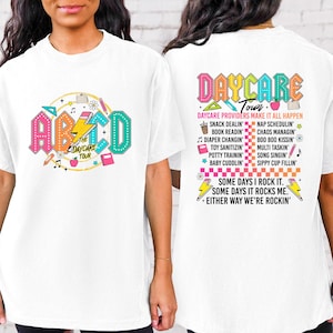 Comfort Retro Daycare Tour Shirt,Daycare Shirt,Daycare Worker Gift Shirt,Cute Daycare Gift Tee,Childcare Provider Shirt,Toddler Teacher Tee,