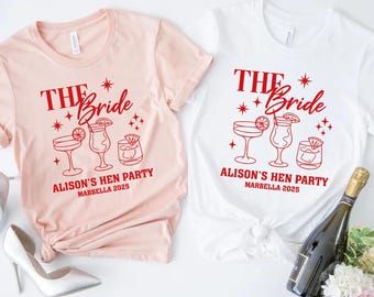 Custom Team Bride Party Group  T-shirts,Team Bride Bridal Party Shirt,Personalised Matching Tribe Bachelorette Hen Party,Bride To Be  Shirts