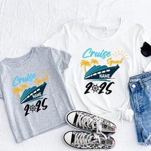 Custom Cruise Family Squad 2025 Shirt,Cruise Squad Shirt,Custom Cruise Squad Group Shirt for 2025 Season,Custom Family Group Shirts,