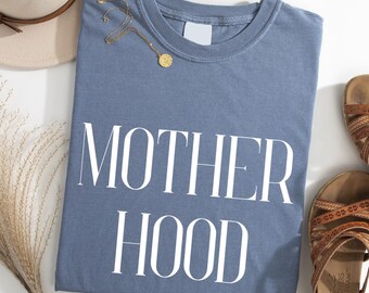 Comfort Mother Hood Shirt,Trendy Mama Tshirt,Cute Mom Life Tee,Oversized Graphic Mom T-shirt, Motherhood T Shirt, Cool Mom Club,