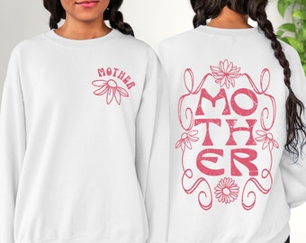 Vintage Mother Sweatshirt, Happy Mother's Day, Mama Sweatshirt, Wildflower Sweatshirt, New Mom Gift, Mother's Day Gift, Vintage Sweatshirt