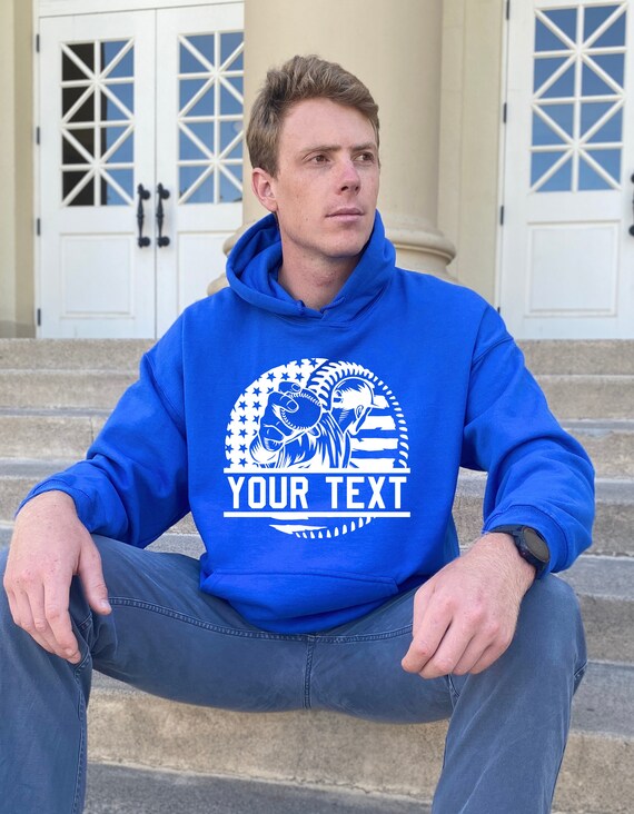 Custom Baseball Hoodie, Baseball Season Gift, Personalized