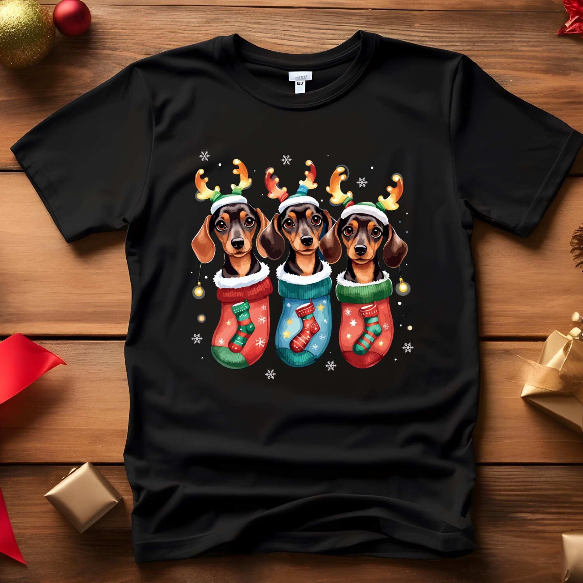Dachshund Christmas Shirt,Cute Dog Christmas Shirt,Dachshund Lover Shirt,Christmas Shirt,Animal Lover Shirt,Dog Lover Gift,Holiday Shirt,