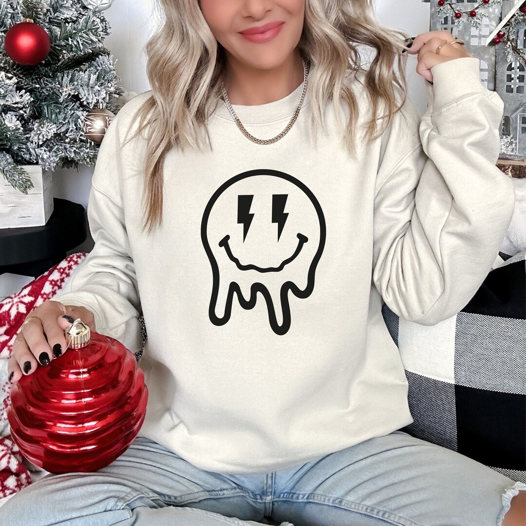 Happy Face Lux Pullover Sweater