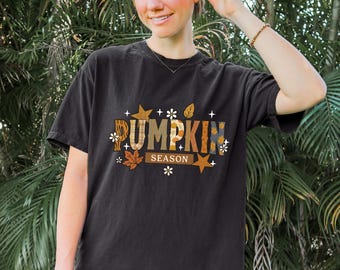 Comfort Pumpkin Season Fall Shirt,Thanksgiving Fall Shirt,Autumn Fall Shirt,Fall Pumpkin Shirt,Women Faal Gift Shirt,Retro Thanksgiving Tee,
