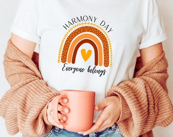 Harmony Day Shirt Kids and Teacher Harmony Day Shirt Toddler Harmony Day TShirt Adult Kids and Toddler Sizes Harmony Day March 21