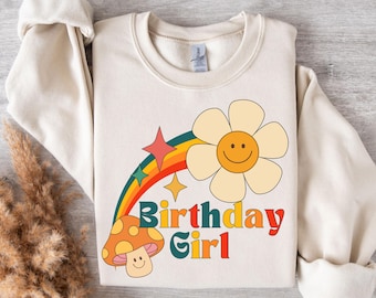 Birthday Girl PNG Design, Groovy Birthday Girl PNG Sublimation, Groovy Birthday, Summer Birthday Party Shirt Design, Sublimation Png