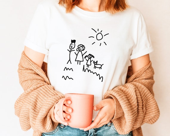 Child's Art Shirt, Custom Art T-shirt, Print Your Own