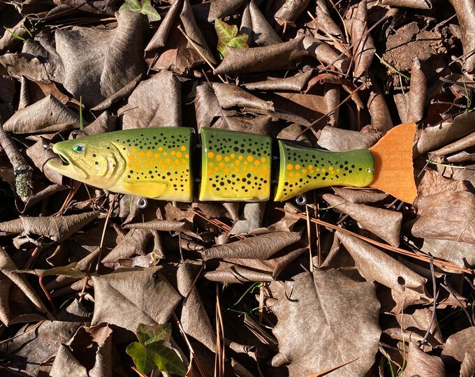 Trout Swimbait NV1502 Custom Fishing Lure Hand Made Hand Painted