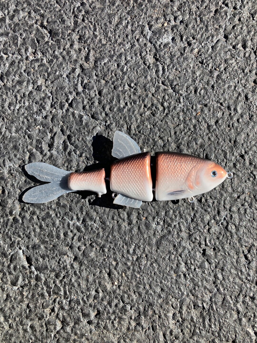 Custom Fishing Lure Hand Made Hand Painted Swimbait the Etsy