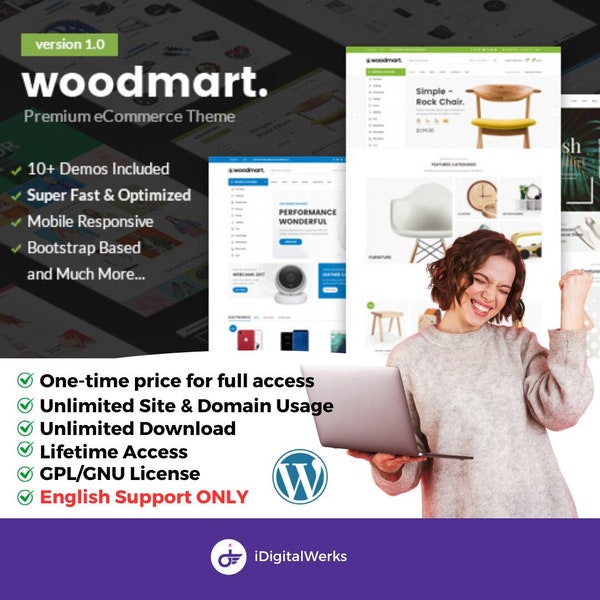 WoodMart Responsive WooCommerce WordPress Theme