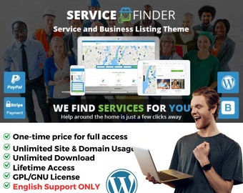 Service Finder – Provider and Business Listing WordPress Theme