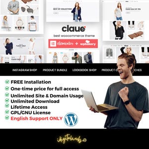 Claue Clean Minimal WooCommerce WordPress Theme