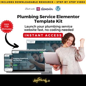 Pipefixed – Kit di modelli Elementor per servizi idraulici