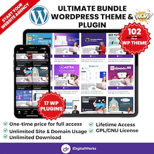 Take All Themes and Plugins In My Etsy Store Bundle | Website Agency Starter Kit
