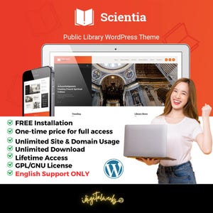 Scientia - Public Library & Book Store Theme | WordPress theme