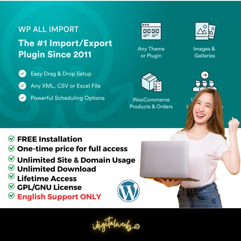 WP All Import Pro - Wordpress Plugin - Etsy UK