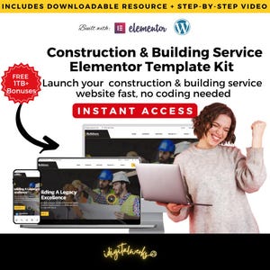 Builduce – Construction and Building Service Elementor Template Kit