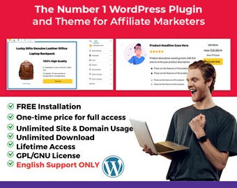 Affiliate Booster Theme: WordPress Plugin with Block Pro