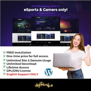PixieFreak | Thème de jeu Esports pour équipes et tournois | Kit de modèles