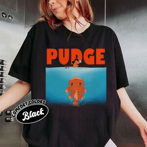 Lilo and Pudge Comfort Colors Shirt, Lilo & Stitch Shirt, Disney Stitch Tee, Cute Disney Surf Graphic T-Shirt, Disneyland Outfit Gift